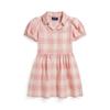 Girls Plaid Linen Cotton Shirt Dress 2 6 Years Cwpodrsr3d21165101
