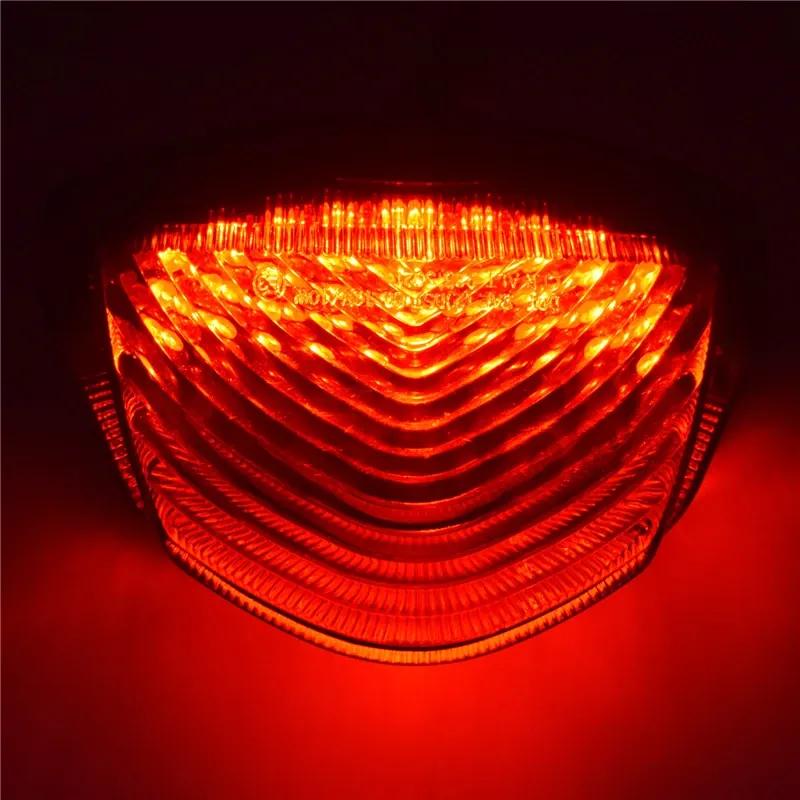 waase For Suzuki GSXR1000 GSXR GSX-R 1000 K7 K8 2007 2008 E-Mark Rear Tail Light Brake Turn Signals Integrated LED Light