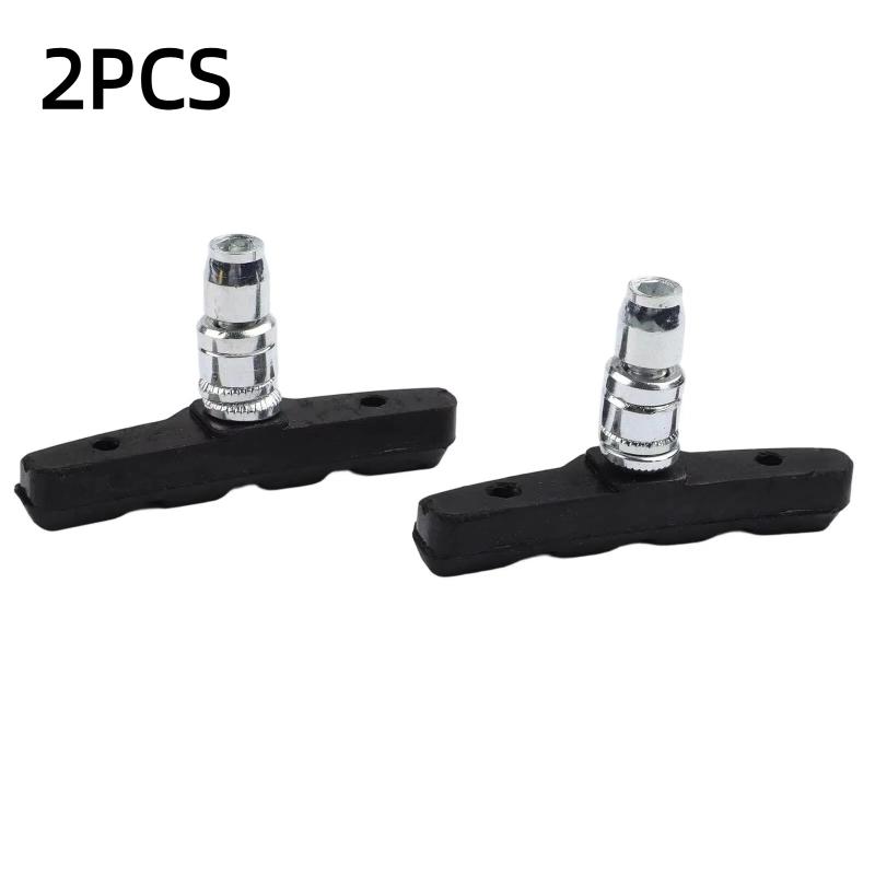 2/4Pcs Mountain Road Bike Brake Blocks Rubber Bicycle V-Brake Shoes Pads Cycling Parts