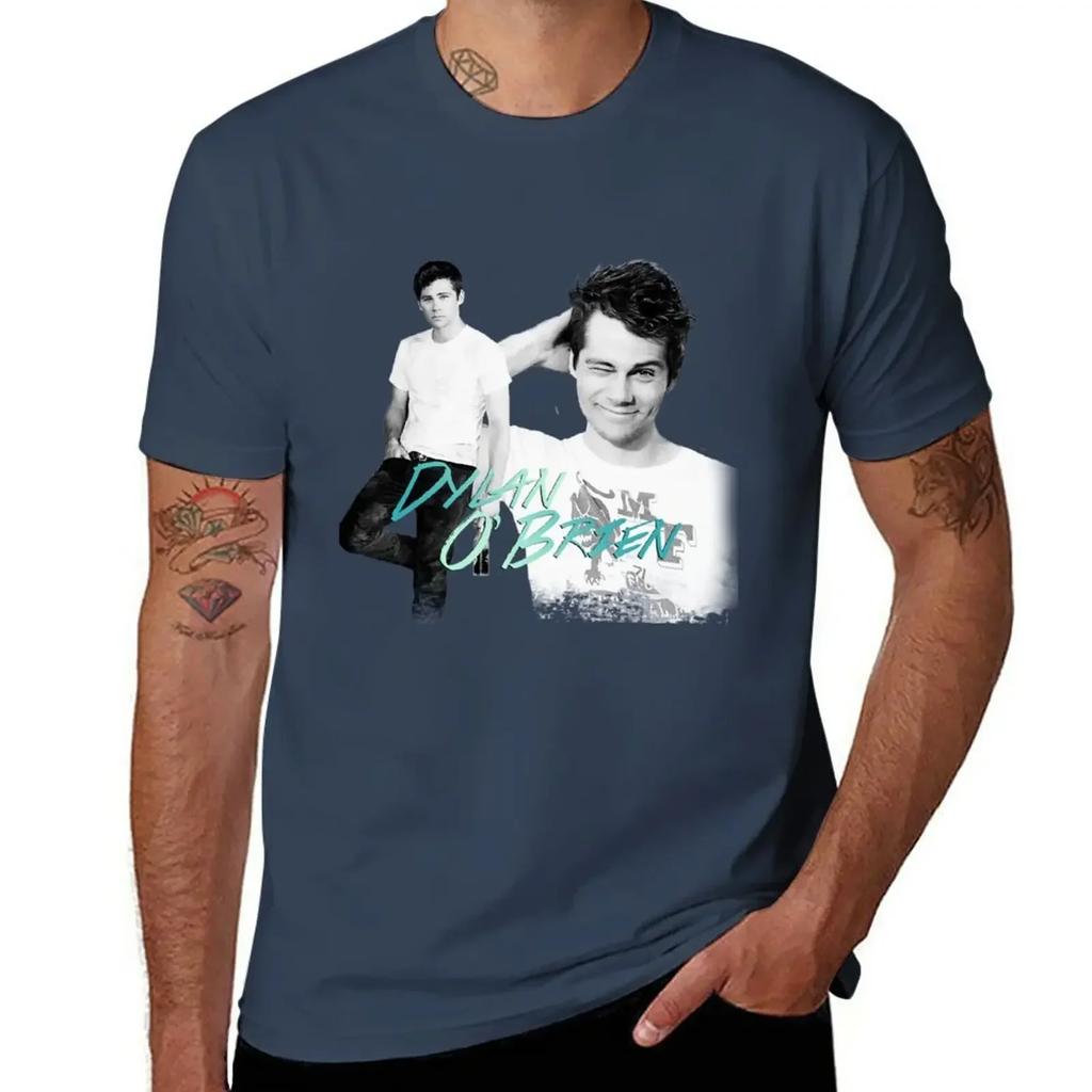 Dylan Obrien Tshirt Graphics Blacks Quick Drying Unisexs Graphic Tshirts Funny