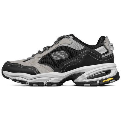 Vigor 3.0 Mesh Leder Synthetik Schnürung Langlebig Atmungsaktiv Höhensteigernd Niedrig geschnitten Dad Shoes Herren Sneaker Grau Schwarz 237145-GYBK