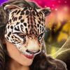 Halloween Mask Semi Leopard Print Mask Realistic Patterns EVA Men And Women Decorative Carnival
