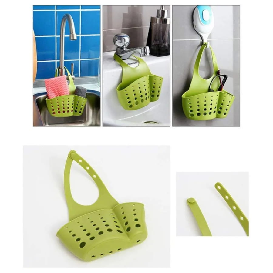 Organizer, Kitchen Container Hanging on the Faucet, Sink for Sponges