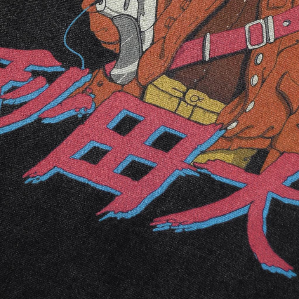 2024 Streetwear Japanese Akita Graphic Unisex T-Shirt Cotton Washed Black Tshirt Unisex Tops Tees Summer Short Sleeves T Shirt