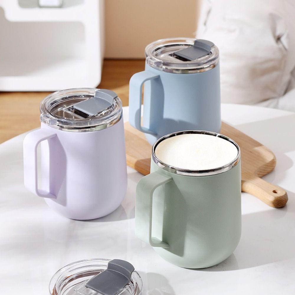 304 Stainless Steel Insulated Coffee Mug Leak-Proof Thermal Water Cup  School Use