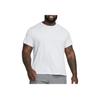 Nike Fitness T-Shirt Solid Color Round Neck Loose Short Sleeve Men Tops Gray AR6029-085