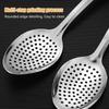 Slotted Spoon Strainer Spoon Skimmer Slotted Spoon Pepper Strainer Kitchen Colander Spaghetti Drain Spoon Food Filtration