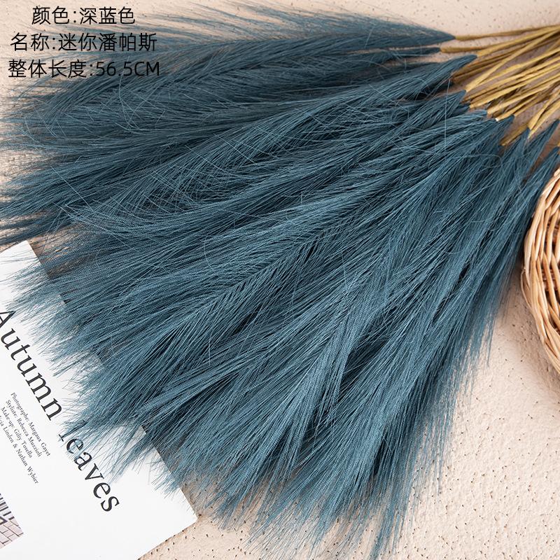 Artificial Flower Mini Pampas Reed Grass INS Wind Simulation Flower Manufacturer Home Decoration Wedding Wholesale