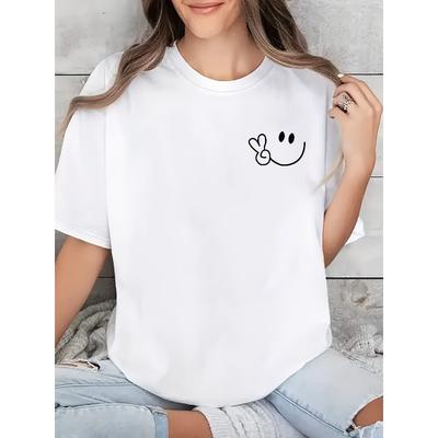 European Size Popular Summer Short-Sleeve T-Shirts for Women with Stylish Prints