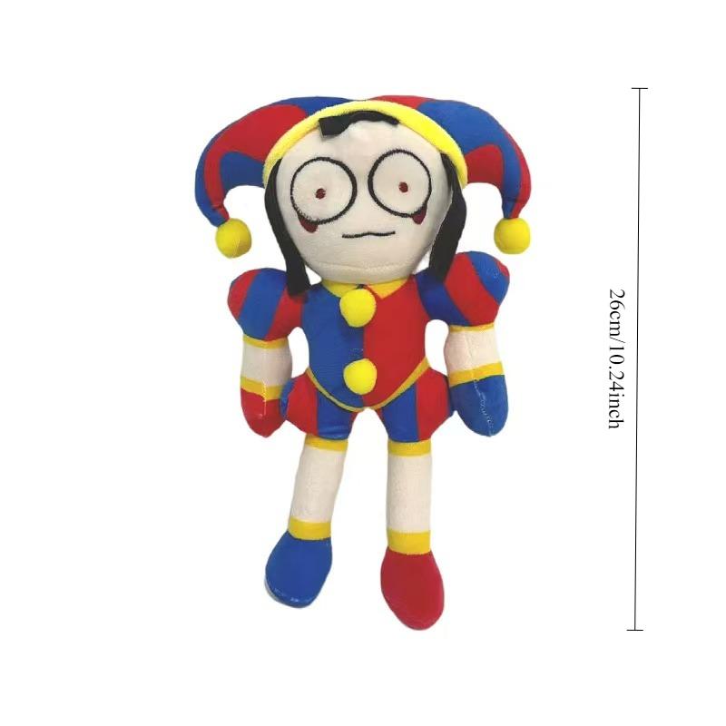 25CM Erstaunliche Digitale Puppe Zirkus Magd Jax Plüsch Magisches Kaninchen Clown Cartoon Peripherie Geeignet Fans Haus Sammlung Dekoration