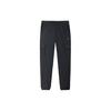 Lifestyle Series Solid Color Mid-Rise Loose Fit Tapered Knit Sports Pants Men Bottoms Black 152428327-1