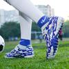 Kid's Football Boots Rubber Soft Soled Outdoor  Youth Football Shoes Boys and Girls Competition Professional Training Football Shoes