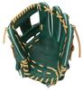 Rawlings Guante de Béisbol HYPER TECH R2G Dark para Lanzar, Suave, de Jugador de Cuadro, Verde, 11.25 pulgadas, para la Mano Derecha