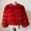 VAYLA Damenmode Kunstpelzmantel Super Heiß Herbst Winter Damen Kurze Kunstfuchs Fell Flauschige Jacke Hohe Qualität Top Damen Pelzmäntel