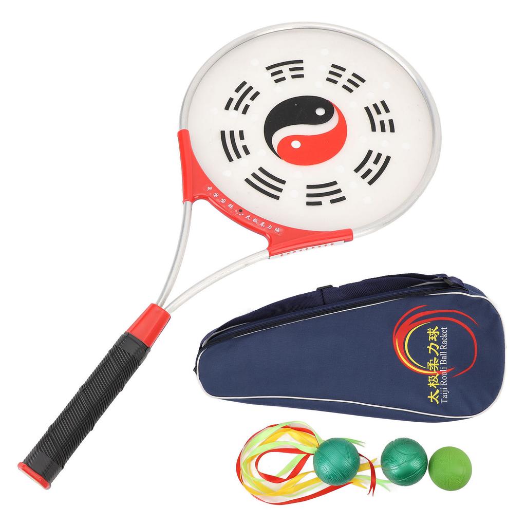 Tai Chi Raketa Měkká Lehká Hliníková Slitina Tai Chi Míč Raketa Set pro Cvičení Seniorů