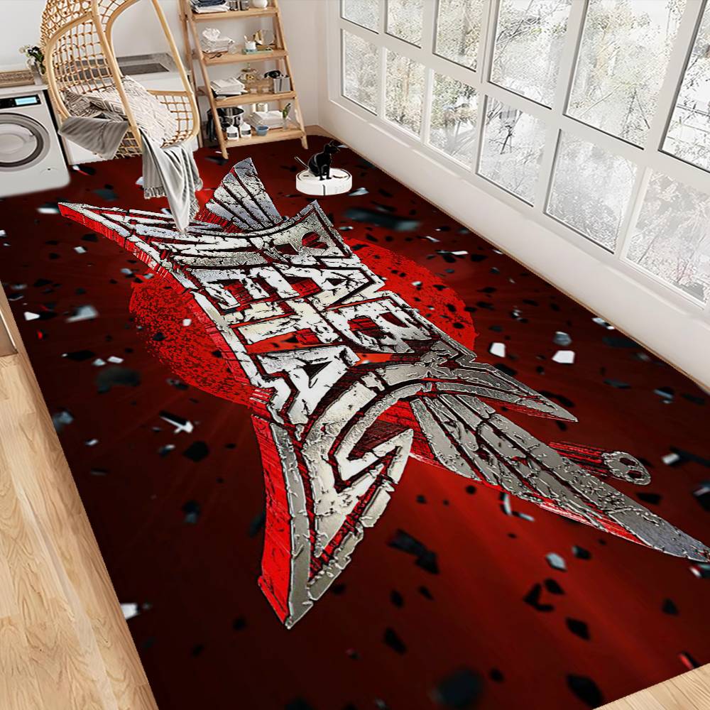B-BABYMETAL Band Hallway Carpet Washable Non-Slip Living Room Sofa Chairs Area Mat Kitchen Doormat Area Rug
