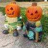 DIY Pumpkin Head Light Cartoon LED Lanterns Halloween Knight Pumpkin Lantern  Haunted House