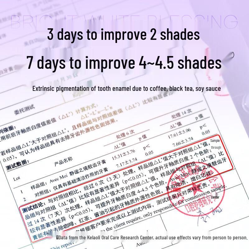 Avec Moi Serene Realm Brightening Toothpaste