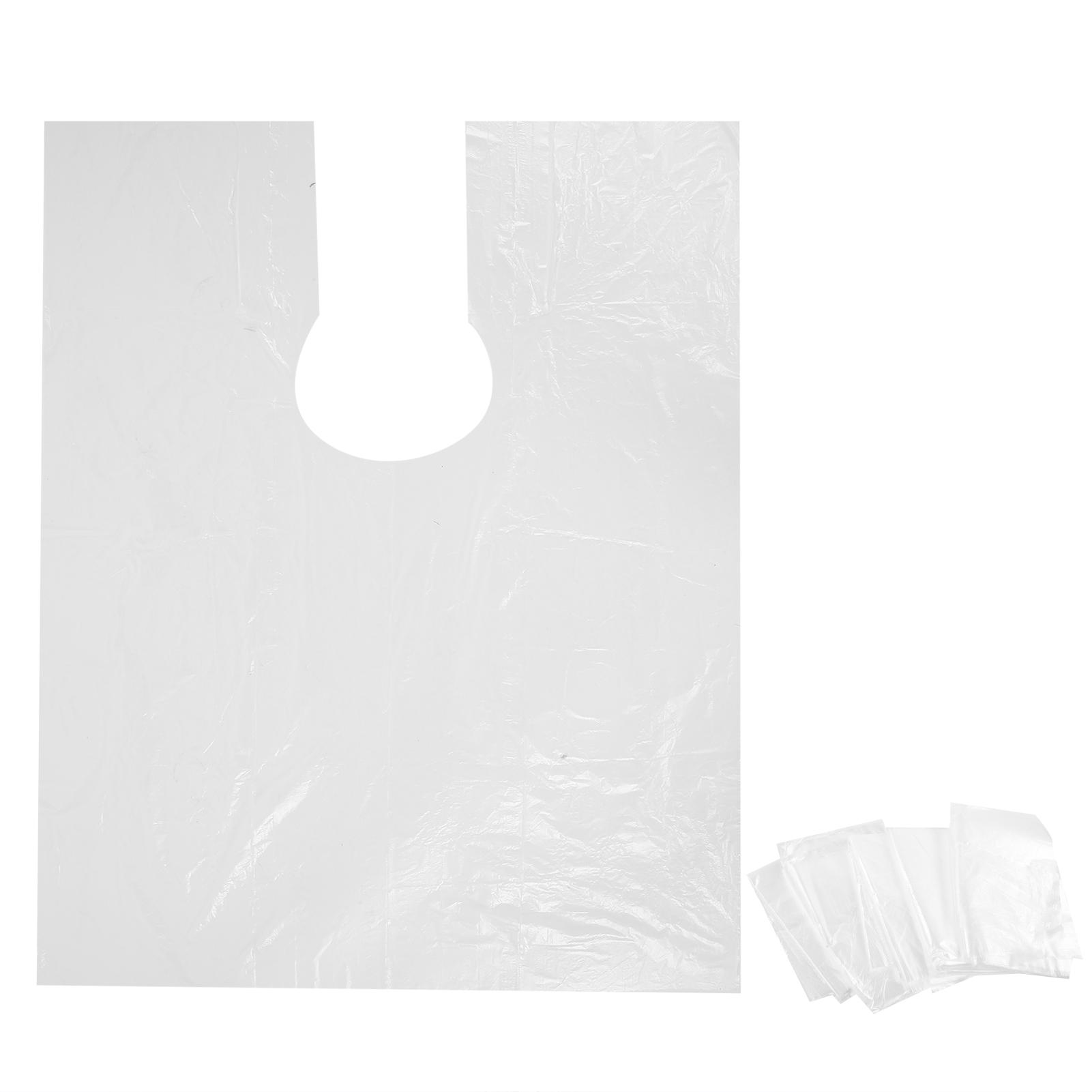

50pcs Disposable Hair Cutting Cape Waterproof Adjustable Hairdressing Apron 106 x 80cm