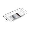 Pearl Metal Dish Drying Rack, Sink, Sliding Type, Wide, Stainless Steel, AtAqua HB-6590