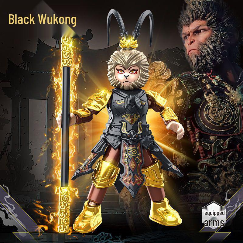 Sun Wukong Action Figure - Black Myth Articulated Model Toy Statue