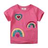 2-7Y Little Girl Short Sleeve T-shirt Summer Cotton Baby Tees Children Tops Kids Clothing Dropshipping