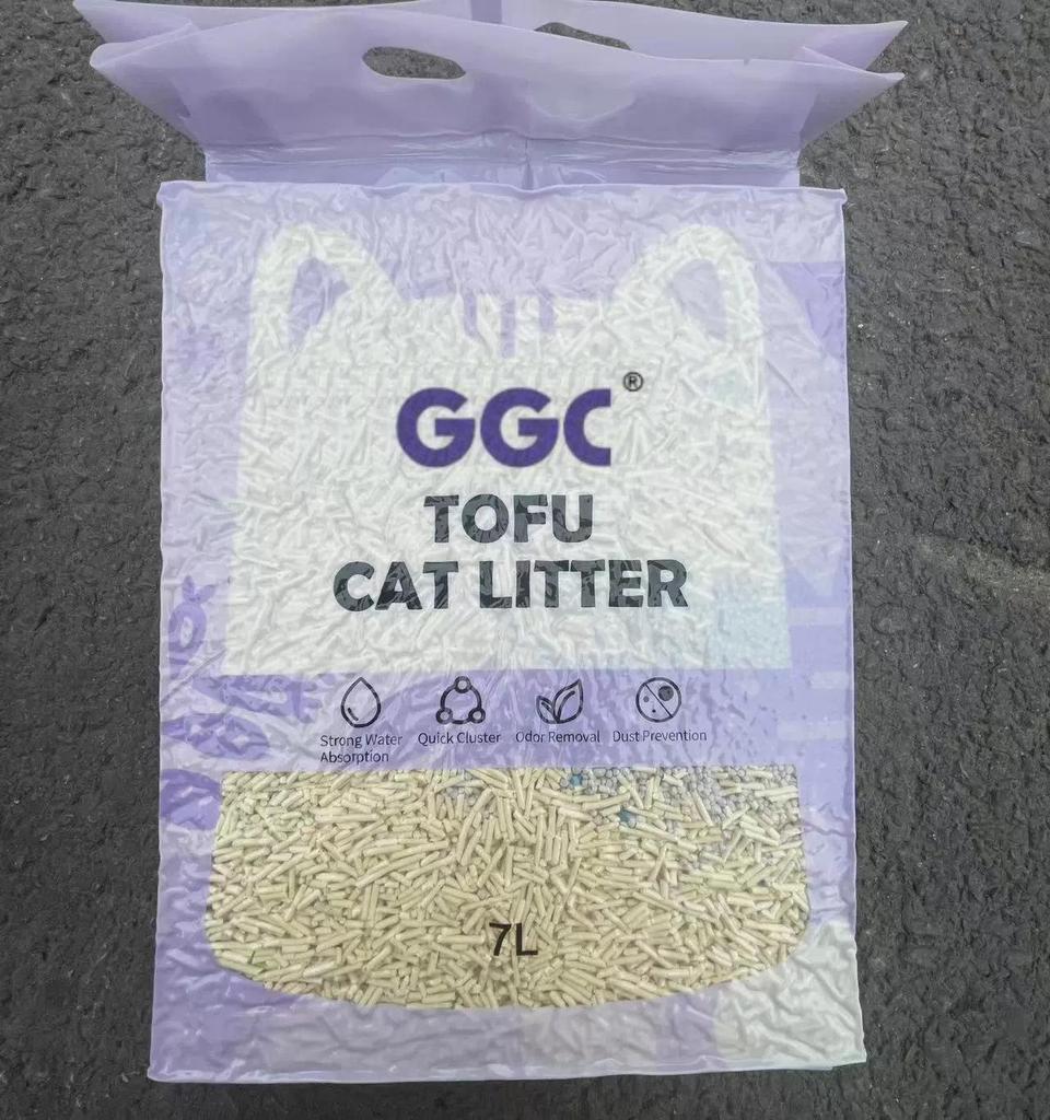 Tofu Plant-Based Cat Litter - Odor Control, Low Dust, Clumping, Milk Scent