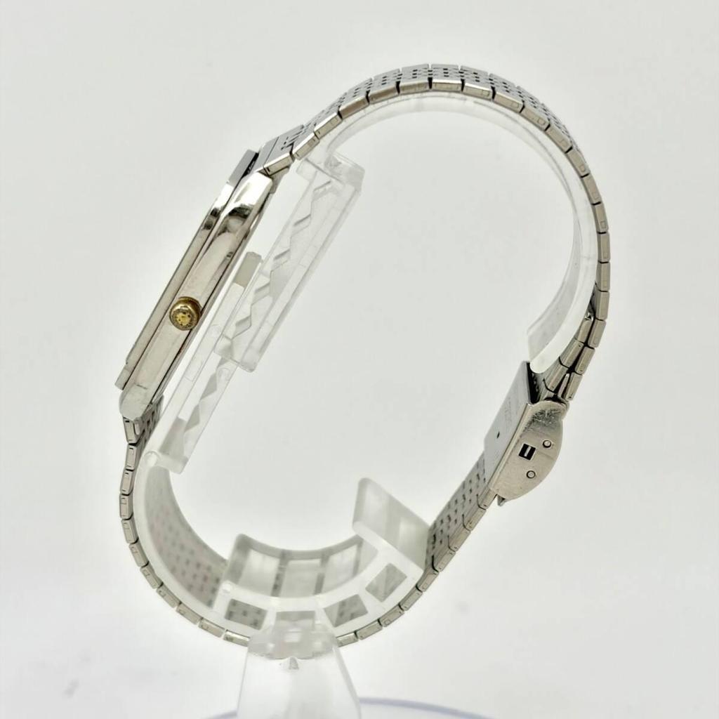 [New Battery] SEIKO Men's Watch Silver 6030-5370 133139 Genuine Belt