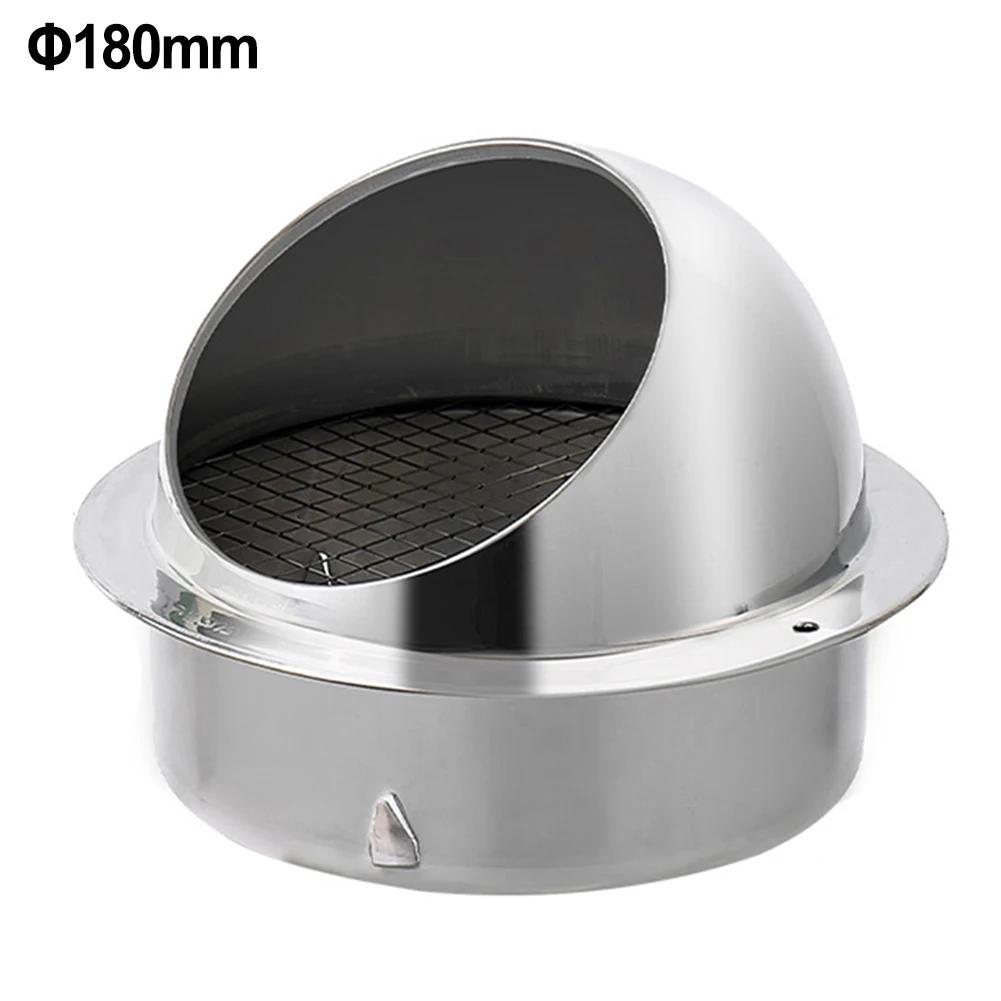 Stainless Steel Wall Ceiling Air Vent Ducting Ventilation Exhaust Grille Cover Waterproof Outlet Heating Cooling Vents Cap