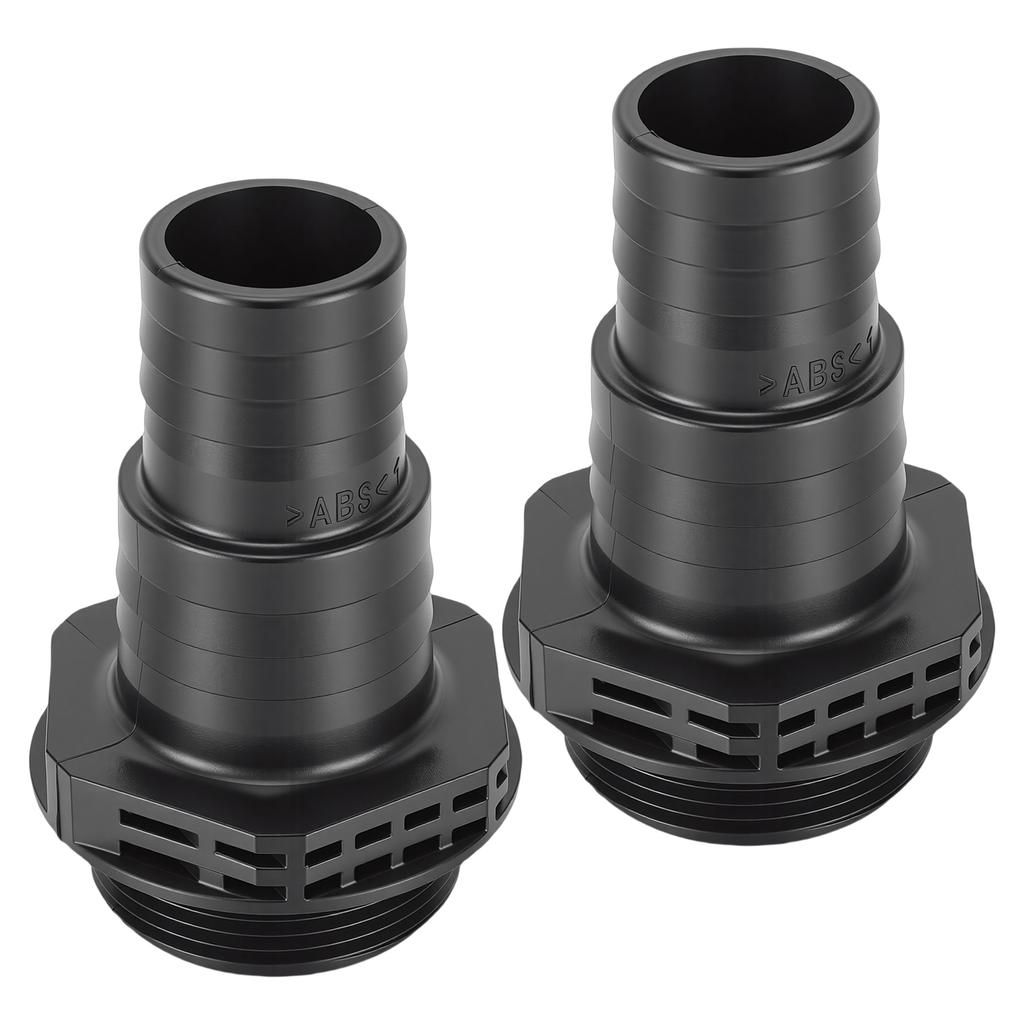 2 Peças Conectores de Bomba ABS 32 38mm, SPS100 SPS75 SPS50 SPS25 Bomba de Areia Piscina Spa Adaptador de Saída de Reposição Conexões Preto