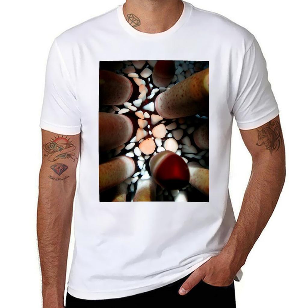Pencil Urchin TShirt Basic Breathable Solid Color TShirt