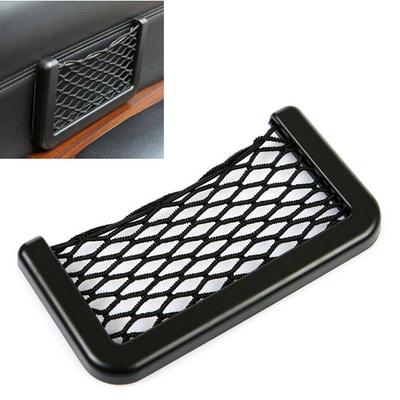 Auto Car Storage Net Bag Side Door Pocket Cellphone Holder Organizer Mesh Basket