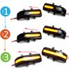 Dynamic Turn Signal LED Rearview Mirror Indicator Blinker Repeater Light for Toyota RAV4 XA30 Estima Alphard AH20 Vellfire Noah