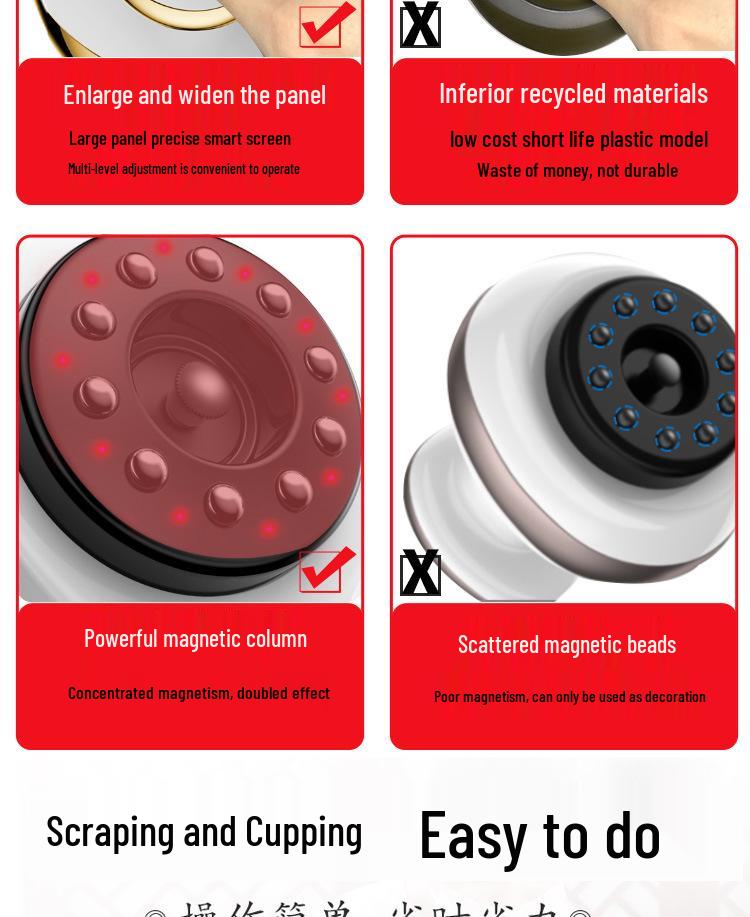 Electric Guasha Meridian Brush & Cupping Massager