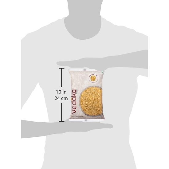Vedaka Popular Unpolished Yellow Moong Dal | Naturally Rich In Protein | Naturally Cholesterol Free | 2 Kg