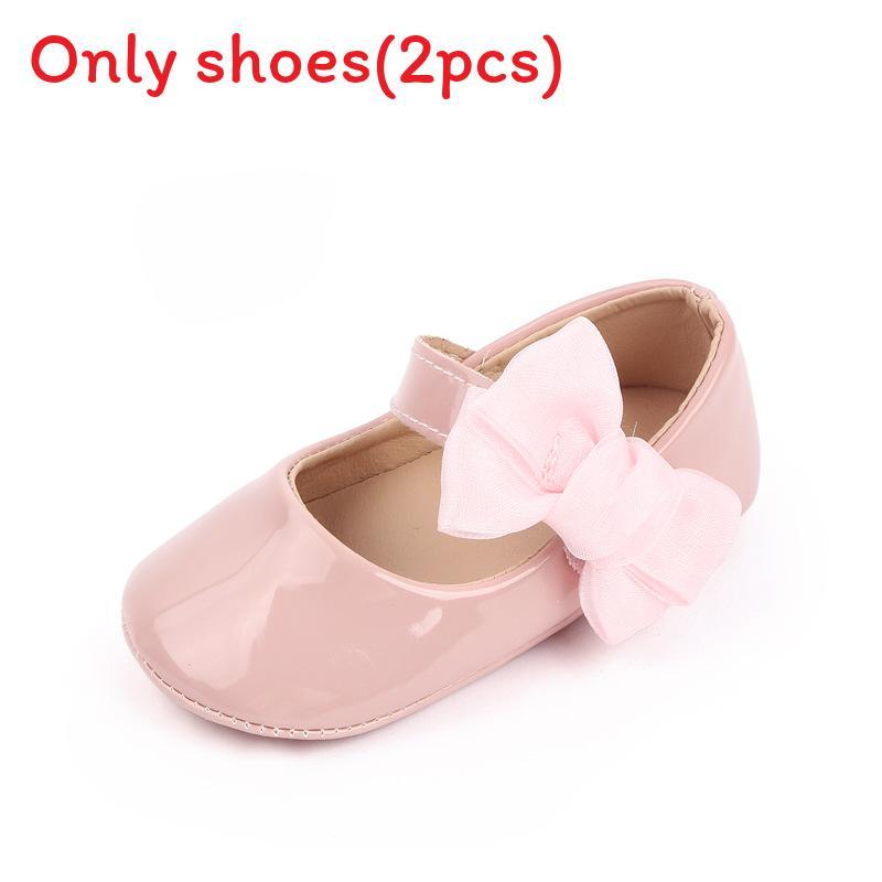 

Babyshoes Girl Pu Material Princess Style First Walk Shoes With Breathable Design 13cm