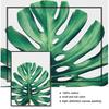 Blatt-Leinwanddrucke und Poster, Wandkunst, Heimdekoration, nordische grüne Pflanzen-Leinwand-Malerei, Wandbilder, tropische Palmen-Bananen-Schildkröte