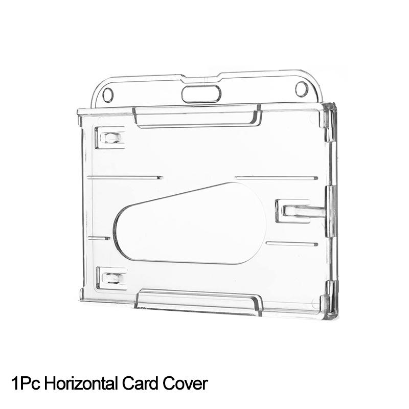 

1/5 шт. Брелок Бейдж Ролик Выдвижной Пропуск Разрешение на работу Чехол Рукав Двойной Слот для карт Держатель для карт Защитник Обложка для ID-бейджа НОВЫЙ