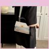 Chic Women's Bag 2023 Spring New Style Small Square Bag Street Style Pu Material