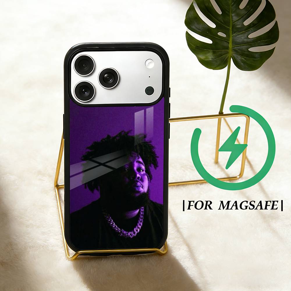Rapper R-Rod Wave  Phone Case For iPhone 17 16 15 14 13 12  Pro Max Plus for Magsafe Mirror Wireless Magnetic Cover