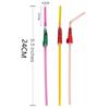 100pcs Umbrella Straws for Drinks,Umbrella Straws Hawaiian Luau Party Straws for Drinks Decorations (Assorted Colors)