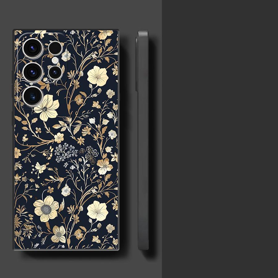 Flowers Beautiful Case for Samsung Galaxy S24 S22 Plus S23Ultra S21 FE S20 S25 Ultra Soft Shell S24Ultra S23 FE S25+