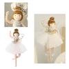 Yousheng Ballerina Christmas Ornament Ballet Girl Dancing with Wing And Tulle Skirt Xmas Tree Hanging Decorations for Holiday Home Party Decor