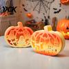 Resin Casting Molds 1 Set Halloween Pumpkin Lampshade Silicone Mold, DIY Hollow Shaped Craft Supplies Box Gypsum Cement Epoxy Mold for Crafts