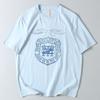 Foreign Trade Surplus American-Style Printed Vintage Washed Pure Cotton Round-Neck Short-Sleeve T-Shirt Trendy Brand Loose Casual T-Shirt for Men