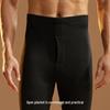Herren Winter Fleecegefütterte Thermokompressionshose