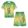 IJsthee T-shirt Korte Mouw Grappige Meme Koppel Set voor Studenten Zomer Abstractie Humor