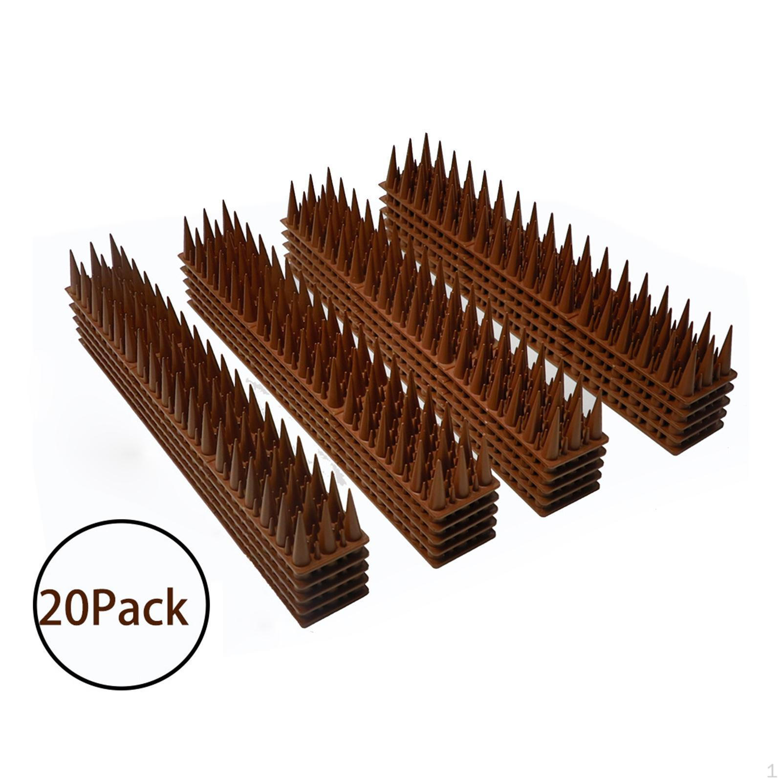 Spikes Durable Pigeon Anti-Climbing Security for Fence Walls, Pack of 20PCS,