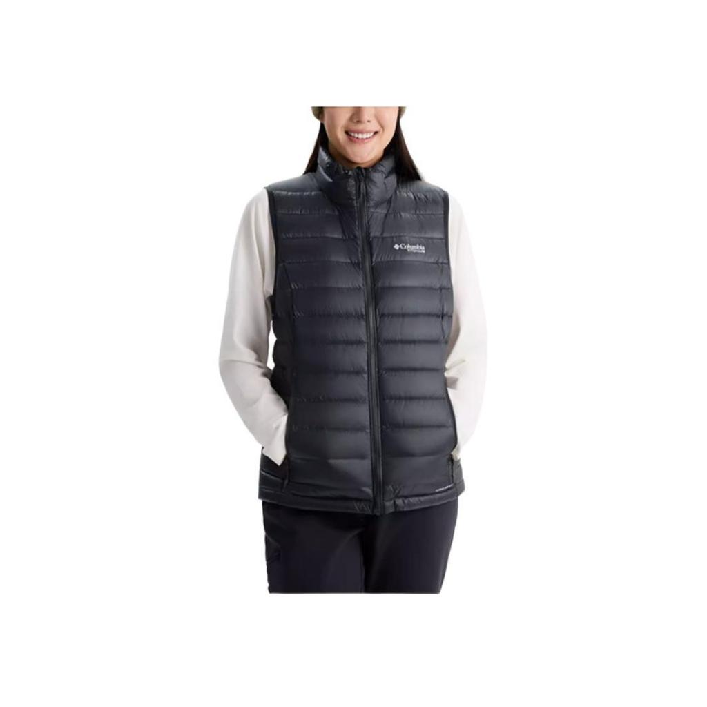 Columbia Titanium Series Stand Collar Solid Color Casual Vest Women vests Black WK4588-010