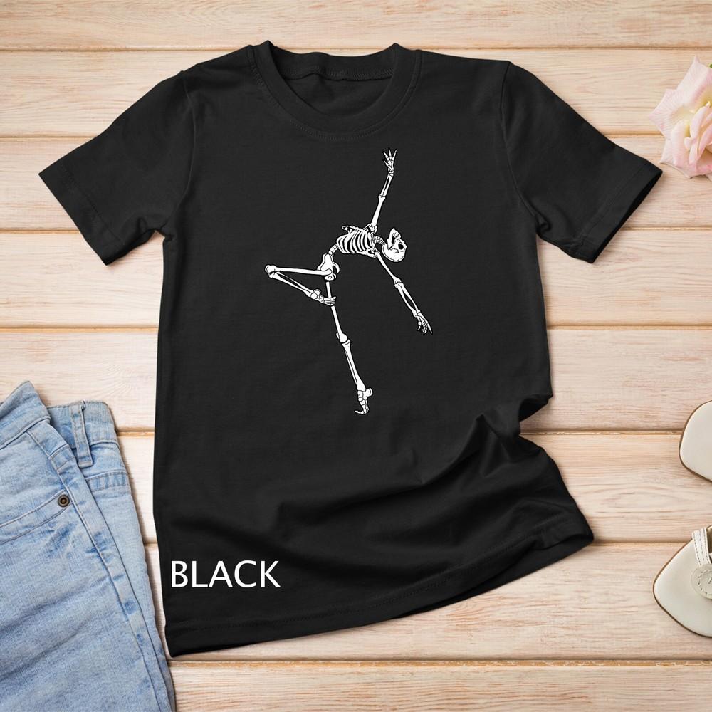 Ballet Dancing Skeletons Skeleton Dance Halloween Bones Premium Unisex T-shirt